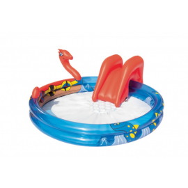 Bestway piscina com escorrega para crianças (203x170x76)cm